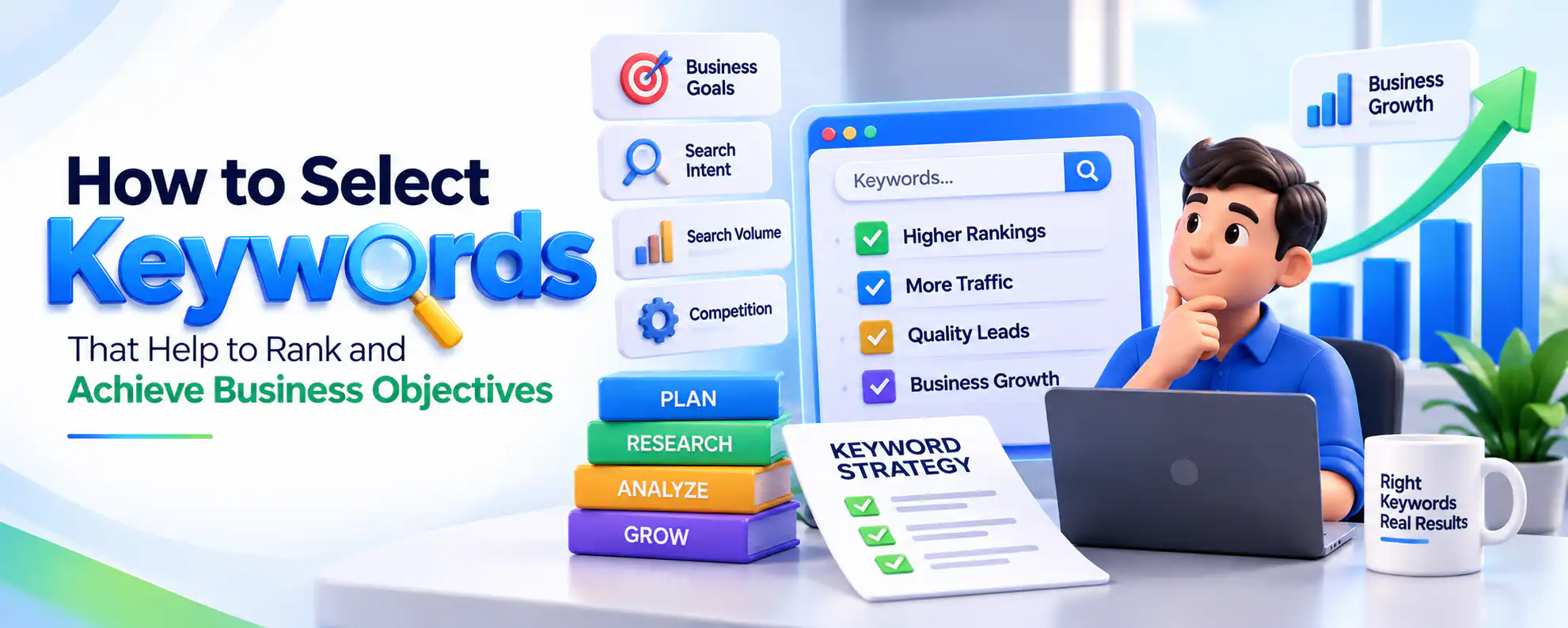 How to complete keywords that help to rank and achieve business objectives