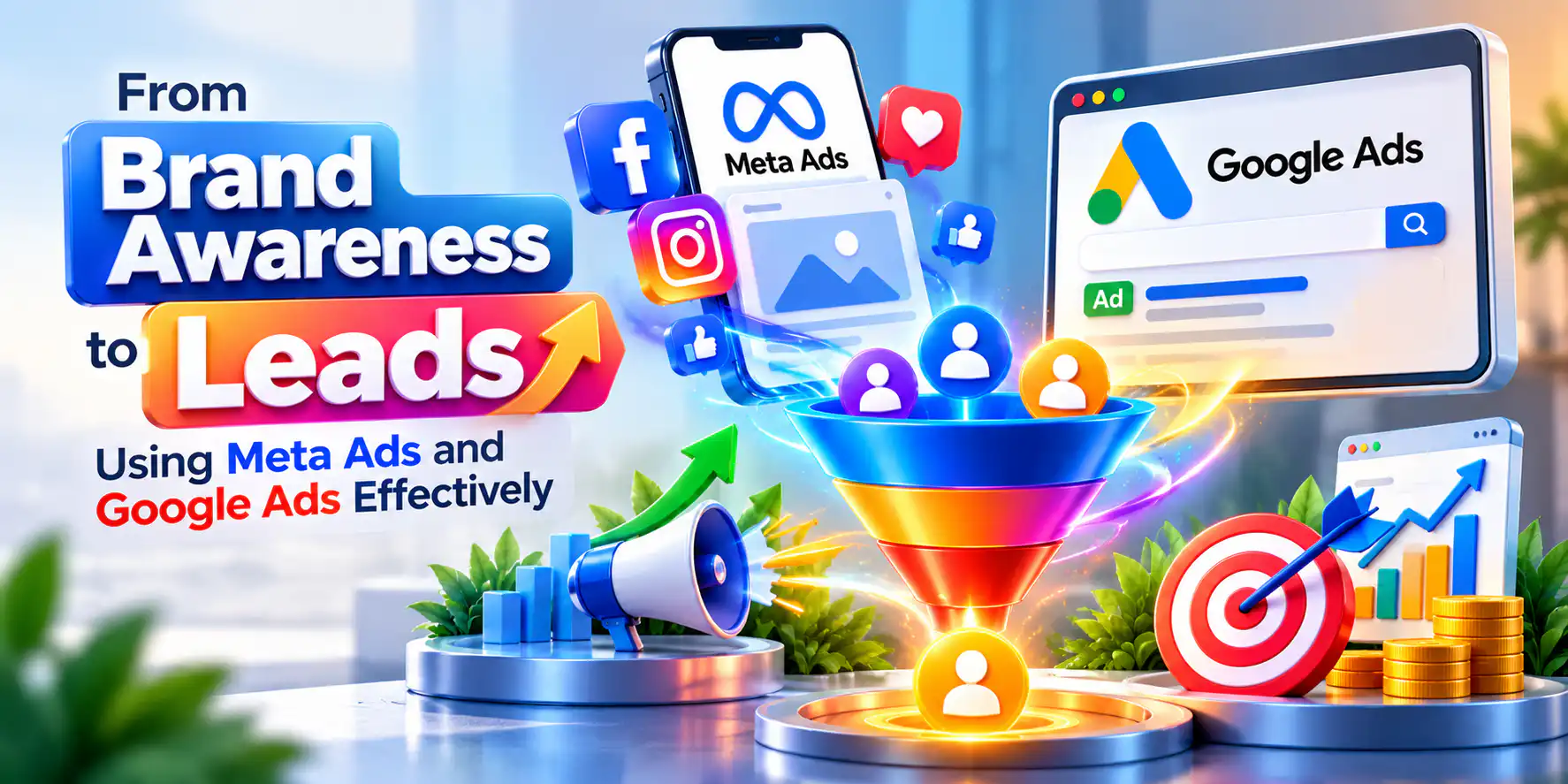 From Brand Awareness to Leads: Using Meta Ads and Google Ads Effectively